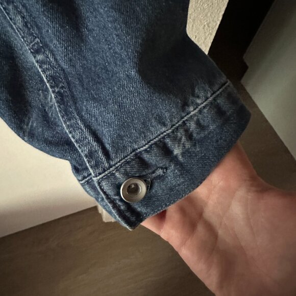 Denim Jordan Flight Heritage Big Kids' Jacket - Picture 5 of 8